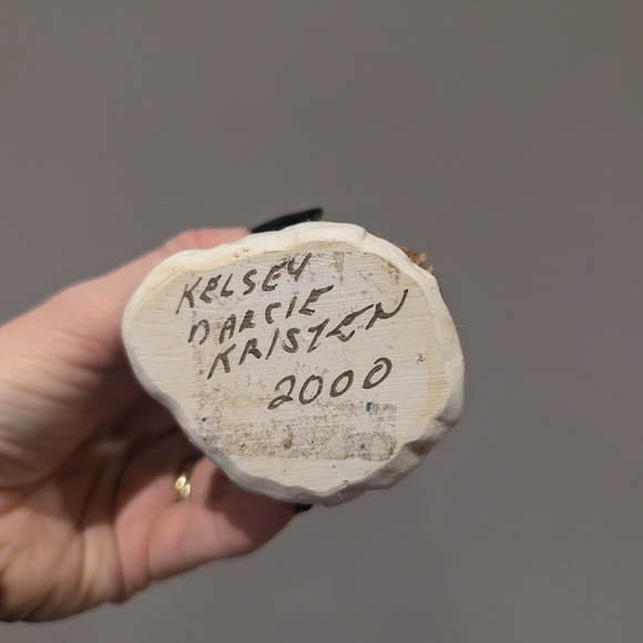 Santa Claus Figurine with Blue Birds - Picture 5 of 6